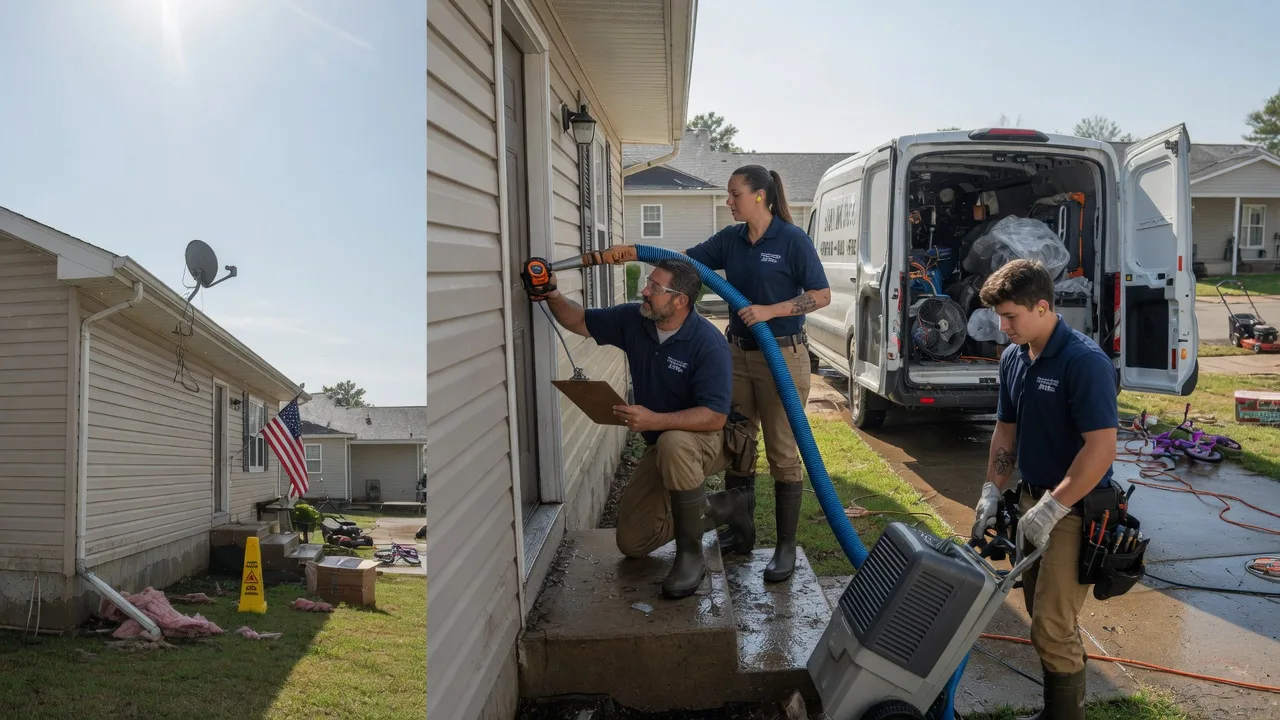 Ceiling Water Damage Restoration in Pendergrass, GA near me